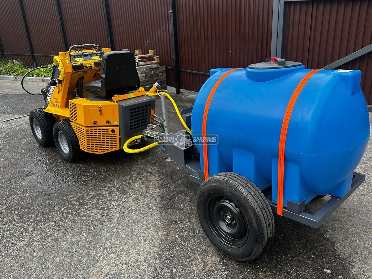 Мойка высокого давления Baumech 120 см., 7 форсунок, выносной пистолет 15 м., давление 200 бар, макс. поток 16 л., объём бака 500 л., 204 кг.