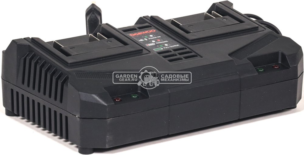 Зарядное устройство Daewoo DACH 8021Li быстрой зарядки двойное (PRC, 2x4.0А, 21В, 0.52 кг)