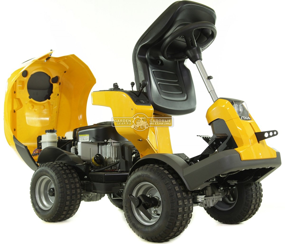 Садовый райдер Stiga Park 740 PWX 4WD без деки (ITA, B&S Vanguard 18, V-Twin, 570 куб.см., гидростатика, полный привод, 221 кг.)