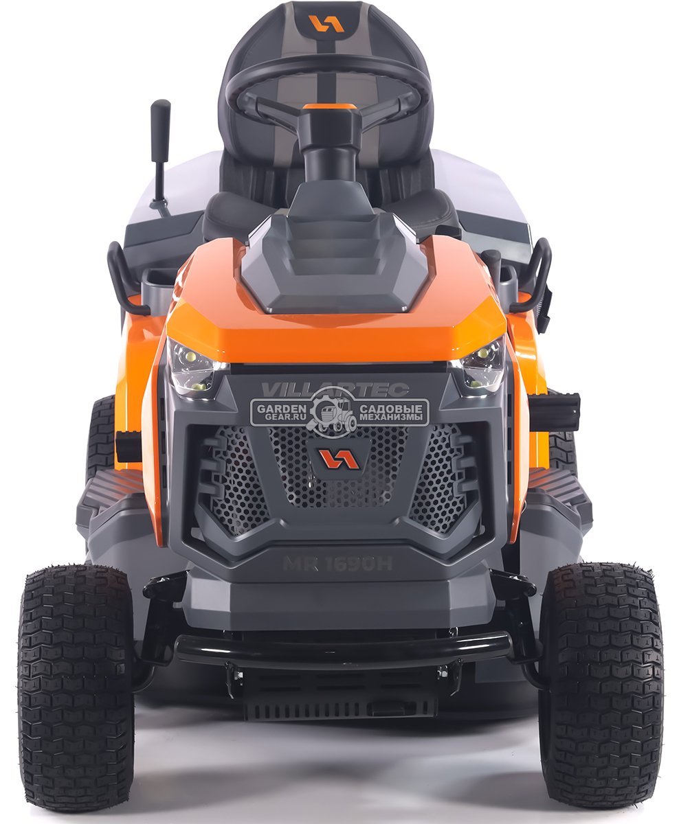Садовый трактор Villartec MR1690H (PRC, Loncin 452 куб.см., LED дисплей, гидростатика, травосборник 320 л, ширина кошения 90 см, 187 кг.)