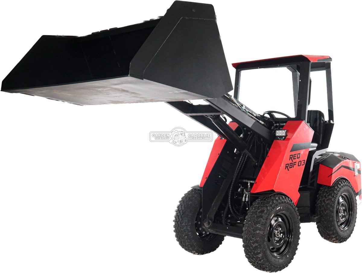 Ковш снеговой RED 160 см. для мини-погрузчика, 0,7 м3, 152 кг.