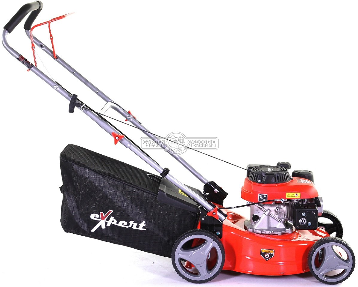 Газонокосилка бензиновая несамоходная Expert-bis L41P (PRC, 41 см, Ducar, 132 см3, сталь, 45 л, 22 кг)