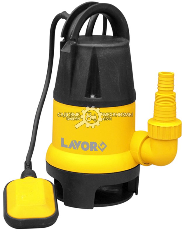 Дренажный насос Lavor EDSP 10500 для грязной воды (PRC, 550 Вт; 7 м; 10500 л/час; 6 кг)