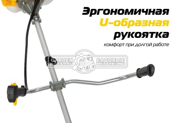 Бензокоса Champion T443S-2 (PRC, 42.7 куб.см., 1.25 кВт/1.7 л.с., диск 40T/255 + леска 2.4 мм, неразборная, 7.8 кг)