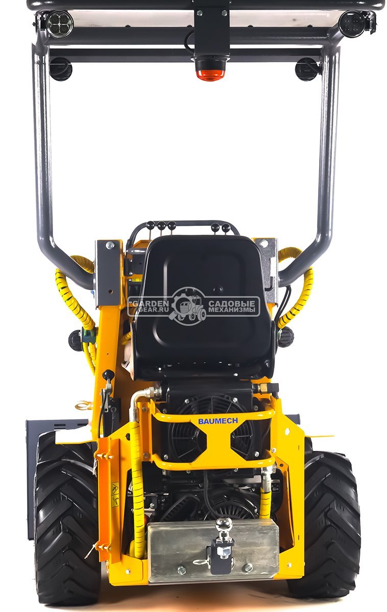 Универсальная машина мини-погрузчик Baumech ML-02 + ковш для снега 120 см., + каркас безопасности с двигателем Zongshen GB460E