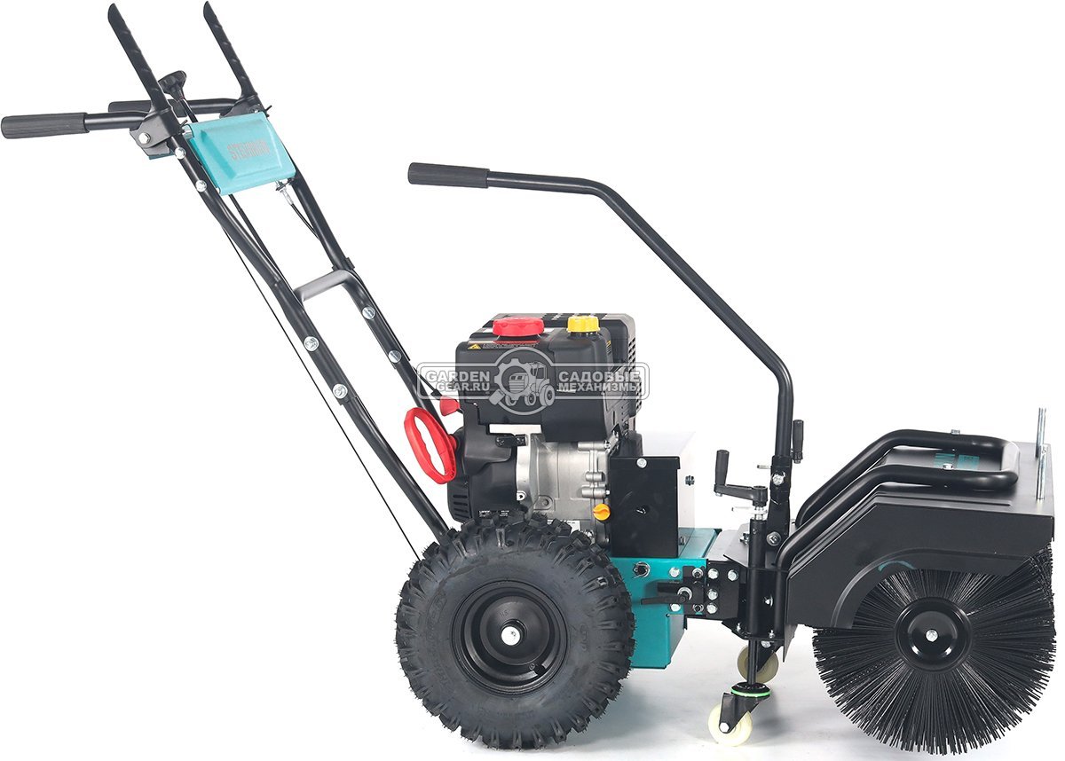Подметальная машина Steviman SW-62E (PRC, Loncin LC170FS, 212 куб.см., ширина 62 см, диаметр 35 см, 6 вперед/2 назад, 73 кг.)