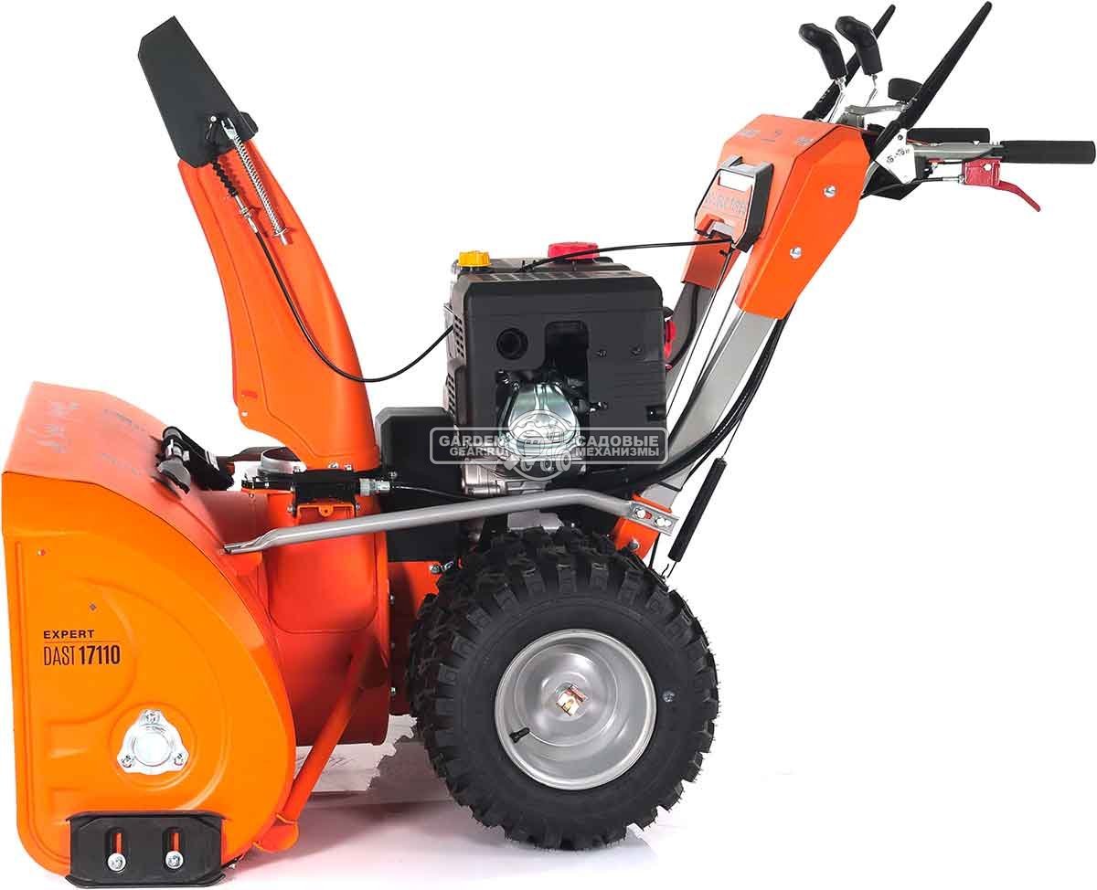 Снегоуборщик Daewoo DAST 17110 (PRC, 108 см., Daewoo, 450 куб.см., эл/стартер 220В, фара, скорости 5/2, 4 колеса, подогрев рукояток, 150 кг.)