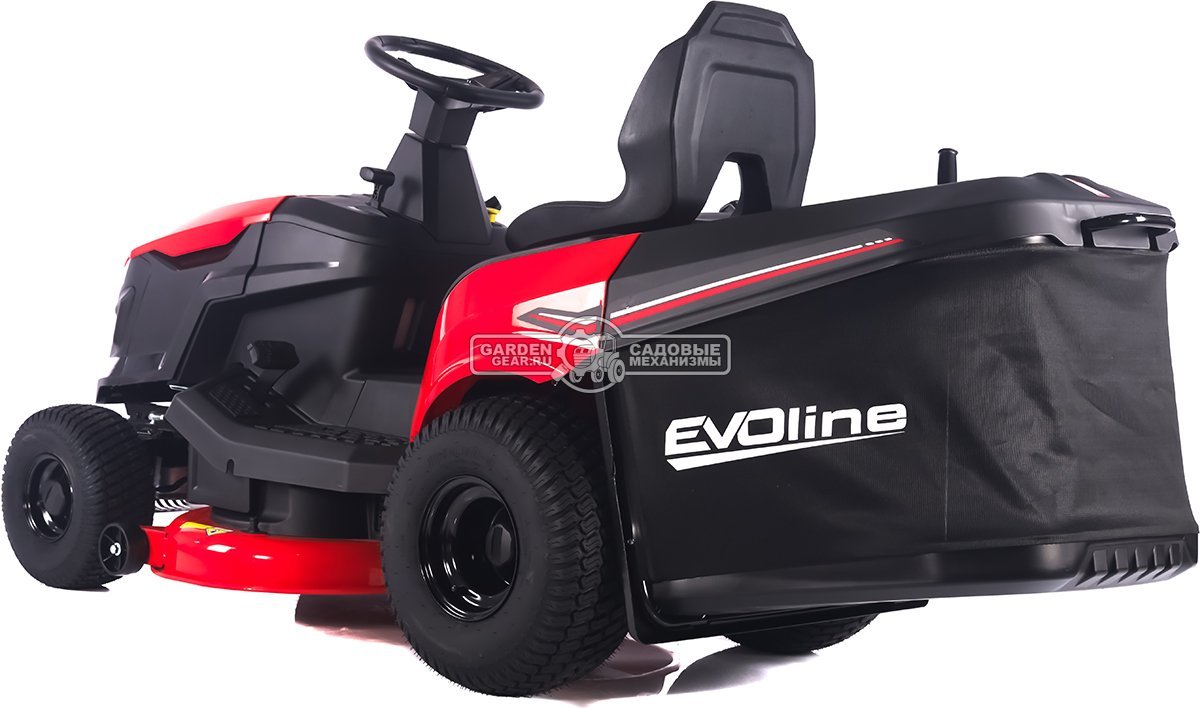 Садовый трактор Evoline TRG 98 CH (PRC, Loncin 452 куб.см., гидростатика, ширина кошения 96 см, травосборник 245 л, 200 кг.)