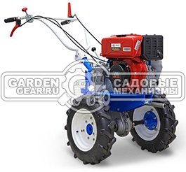Мотоблок Нева МБ23-СД23Ф с фарой (RUS, колеса 4.50х10, Subaru 220 см3., 4.8 л.с., диффер., 85 см., 2 вперед/1 назад, 115 кг)