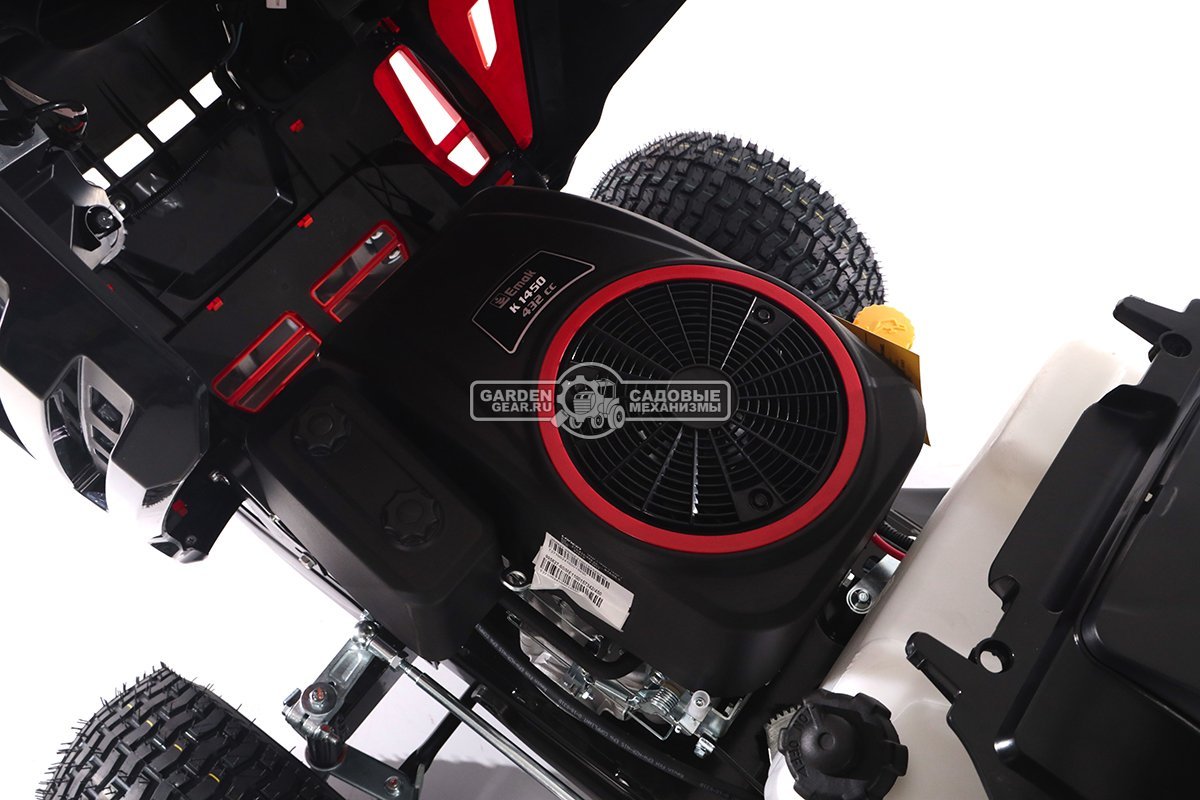 Садовый трактор Oleo-Mac OM 86R/14,5 K (PRC, Emak K 1450 AVD, 432 см3, 86 см., гидростатика, травосборник 300 л., 190 кг.)