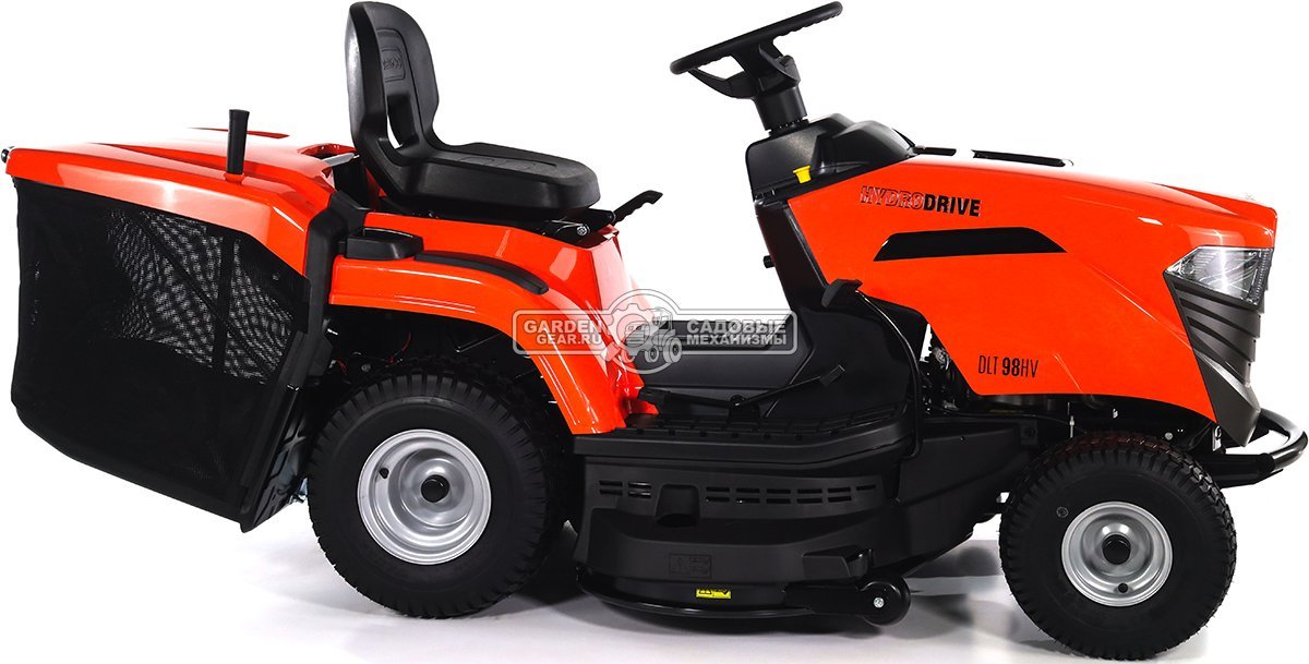 Садовый трактор Daewoo DLT 98HV (PRC, Stiga ST550 V-Twin, 586 куб.см., гидростатика, ширина кошения 98 см, травосборник 240 л, мульчирование, 198 кг)
