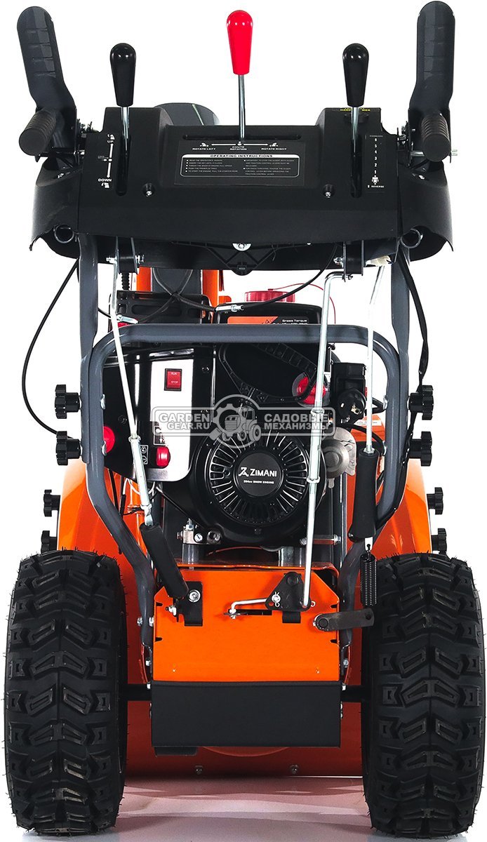 Снегоуборщик ZimAni ST324DLE PRO Quattro Auger (PRC, 61 см, LCT Snow Storm 254 см3, эл/стартер 220В, LED фара, AutoTurn, скорости 6/2, 98 кг.)