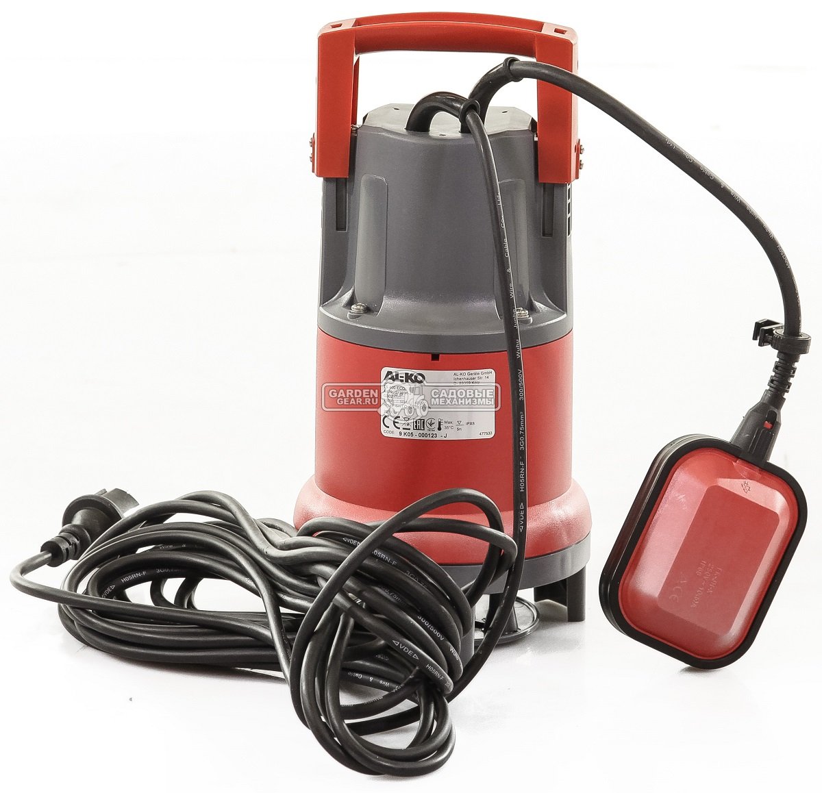 Дренажный насос Al-ko TS 400 Eco для грязной воды (PRC, 451 Вт., 6 м, 8 м3/час, 3,8 кг.)