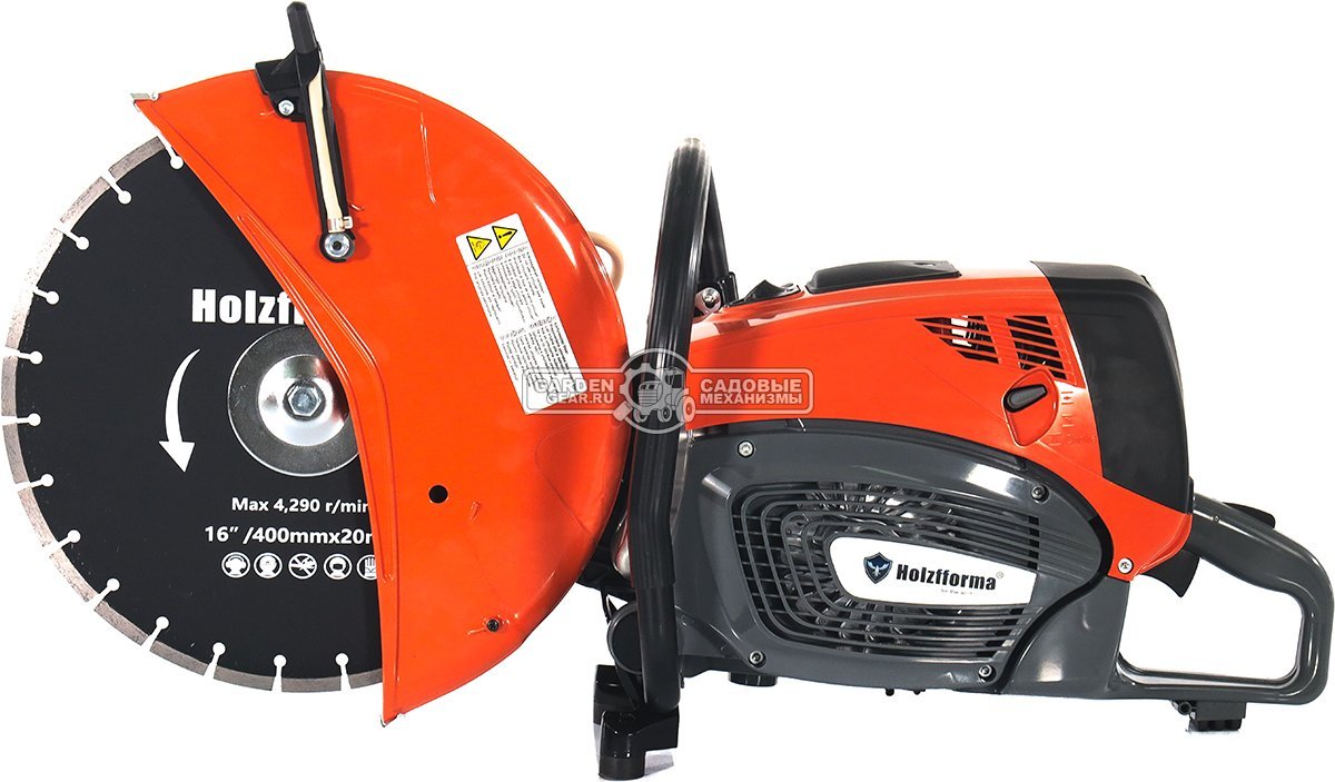 Бензорез Holzfforma GC890 16" (PRC, 98,5 см3, 5.0 кВт/6.8 л.с., диаметр круга 400 мм, глубина реза 145 мм, 15 кг)