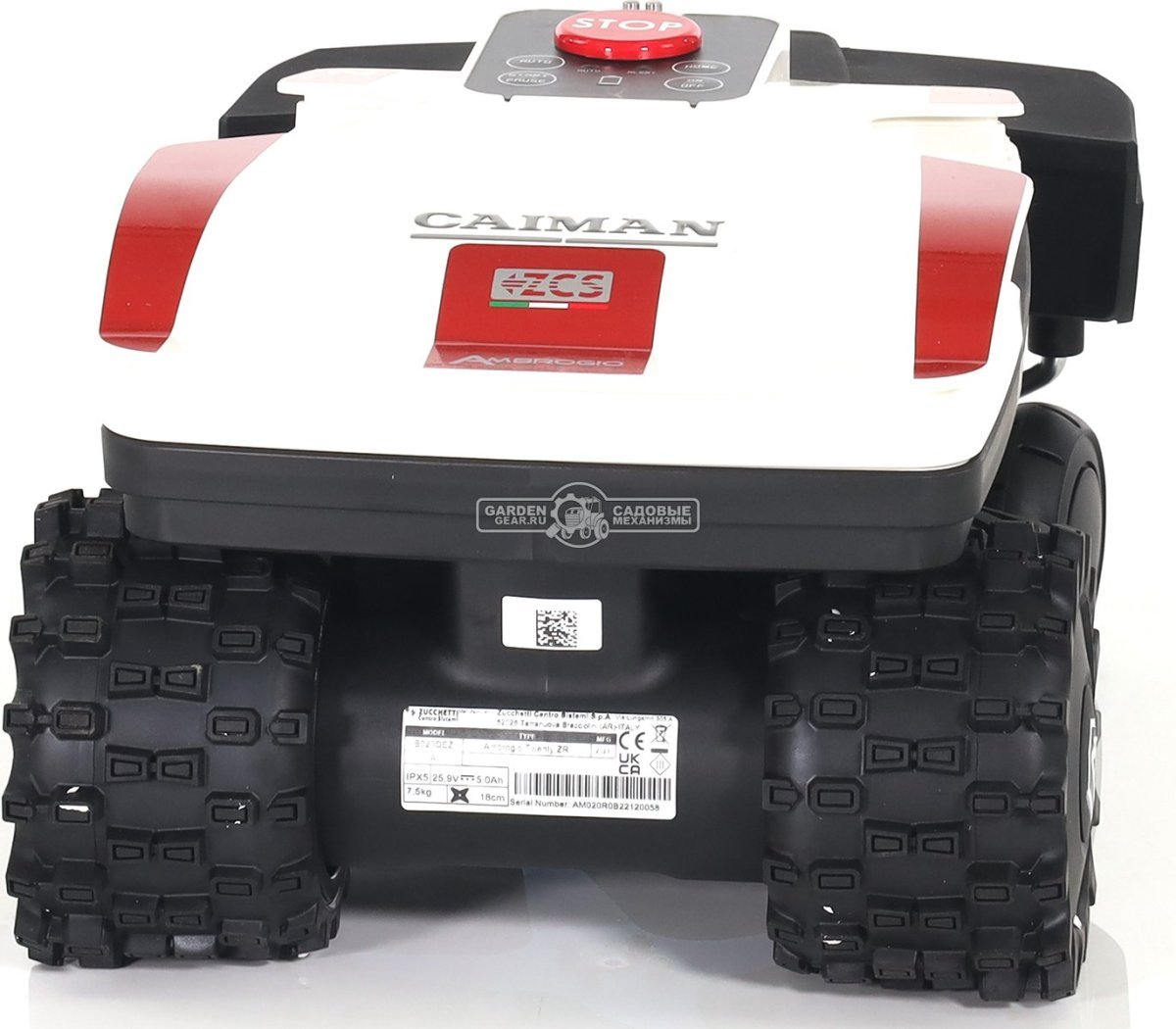 Газонокосилка робот Caiman Ambrogio Twenty Elite ZR Radar (ITA, площадь газона до 1000 м2, нож 18 см., Bluetooth, алгоритм умной стрижки, вес 7,5 кг.)