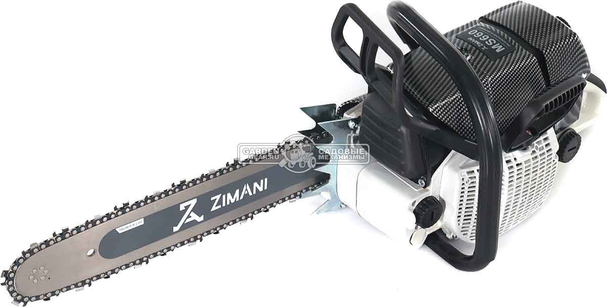 Бензопила ZimAni MS 660 Pro 18" (PRC, 91.6 куб.см., 5.4 кВт/7.0 л.с., 3/8", 1.6 мм, 66E, Walbro Carburetor, 8 кг)