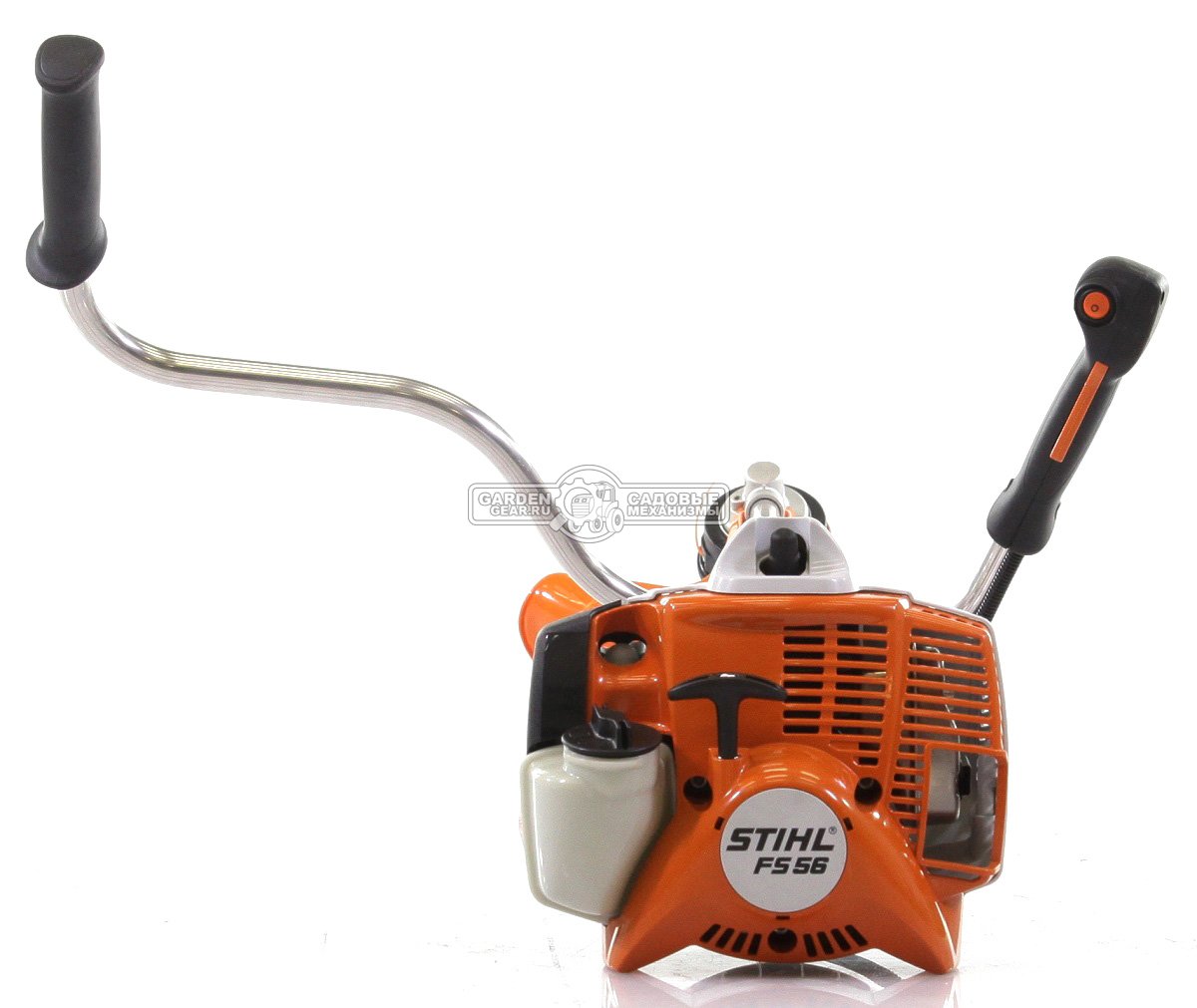 Бензокоса Stihl FS 56 (USA, 27,2 куб.см., 0,8 кВт/1,1 л.с., 2-MIX, нож DM 2F-230, AutoCut 25-2 леска 2,4 мм., 5,1 кг.)