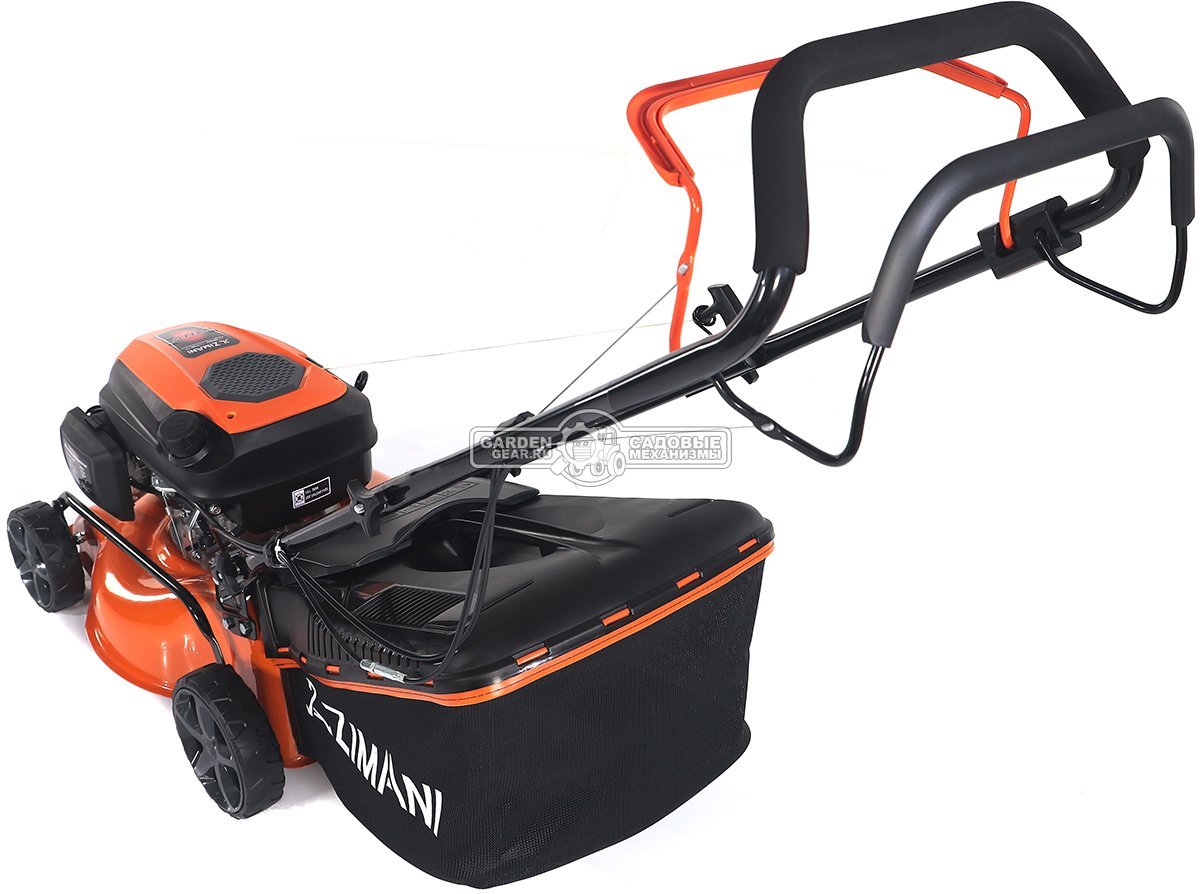 Газонокосилка бензиновая ZimAni LC142B (PRC, 42 см, 145 см3, Quattro Blade, 45 л, 23 кг)