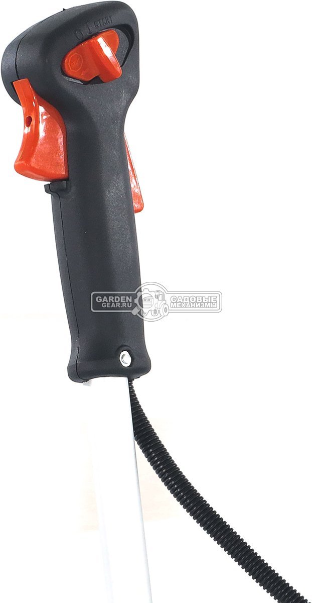 Бензокоса Holzfforma FF55E (PRC, 27,2 куб.см., 0,75 кВт/1,0 л.с., нож + леска Autocut C26-2 2,4 мм, оснастка Comfort, очки, 5,0 кг)