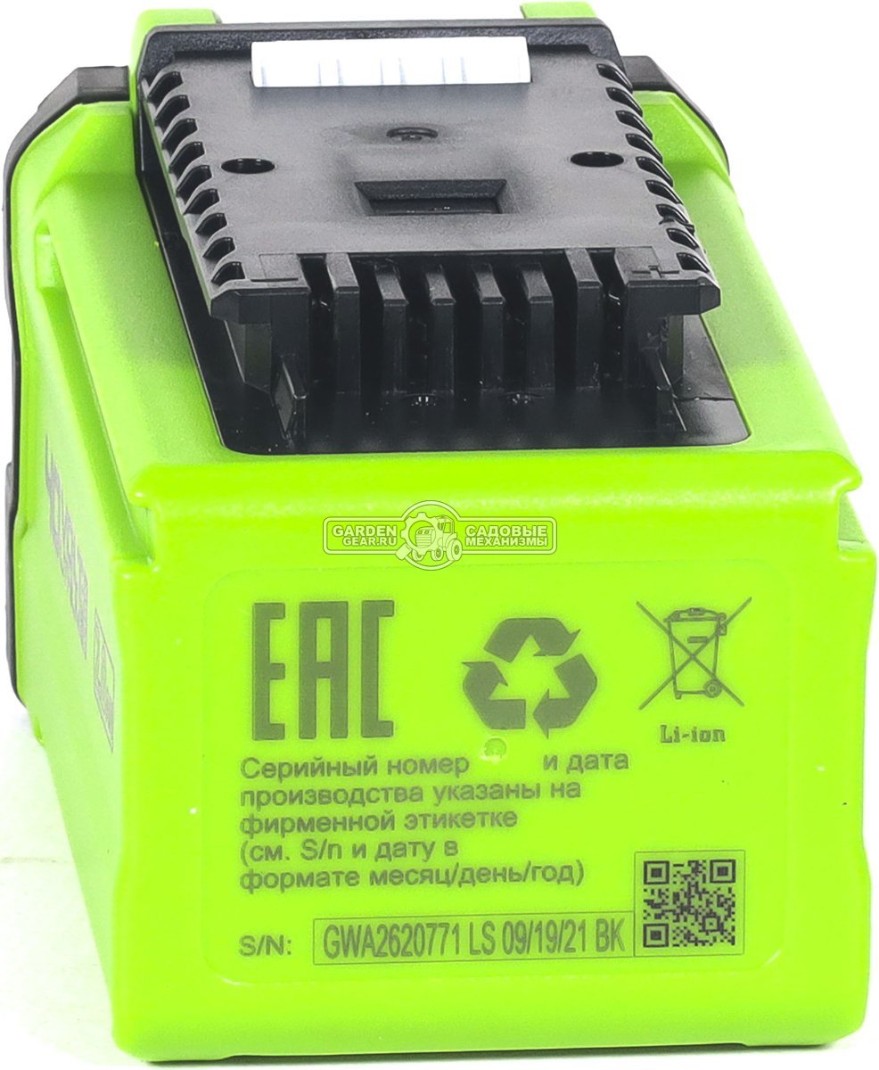 Аккумулятор GreenWorks G40USB2 с USB разъемом (PRC, Li-ion, 40V, 2 А/ч)