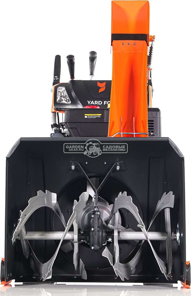 Снегоуборщик Yard Fox 6654ET Pro гусеничный (PRC, 66 см, Loncin, 302 см3, эл/стартер 220В, фара, подогрев рукояток, 3-х угольные гусеницы, 110 кг.)