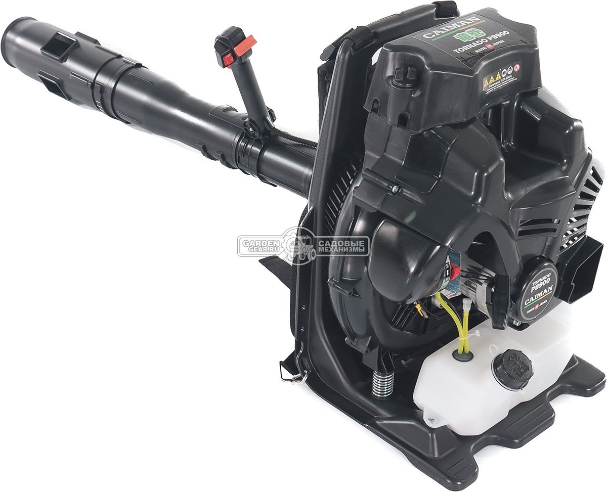 Воздуходувка бензиновая ранцевая Caiman Tornado PB900 (JPN, 79,2 куб.см., 4.5 л.с., 1730 м3/ч., 100 м/с, 10,9 кг.)