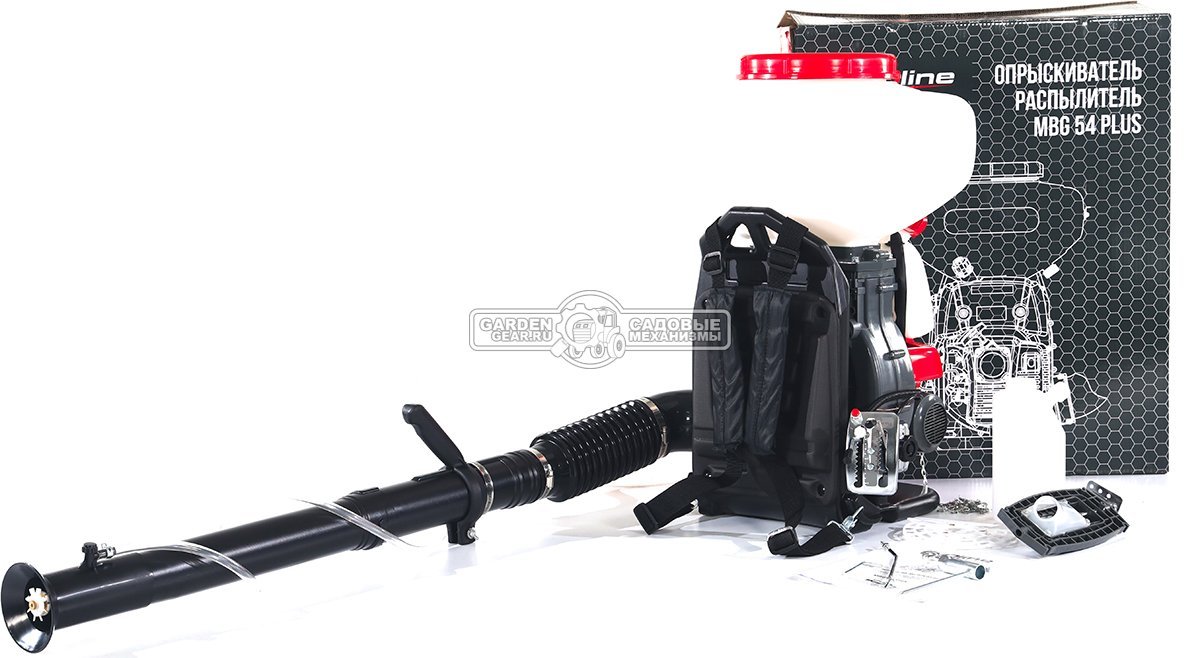 Опрыскиватель бензиновый EVOline MBG 54 Plus (PRC, распыление воздухом, 82.4 см3., 4.0 кВт./5.5 л.с., 20 л, 12 кг)