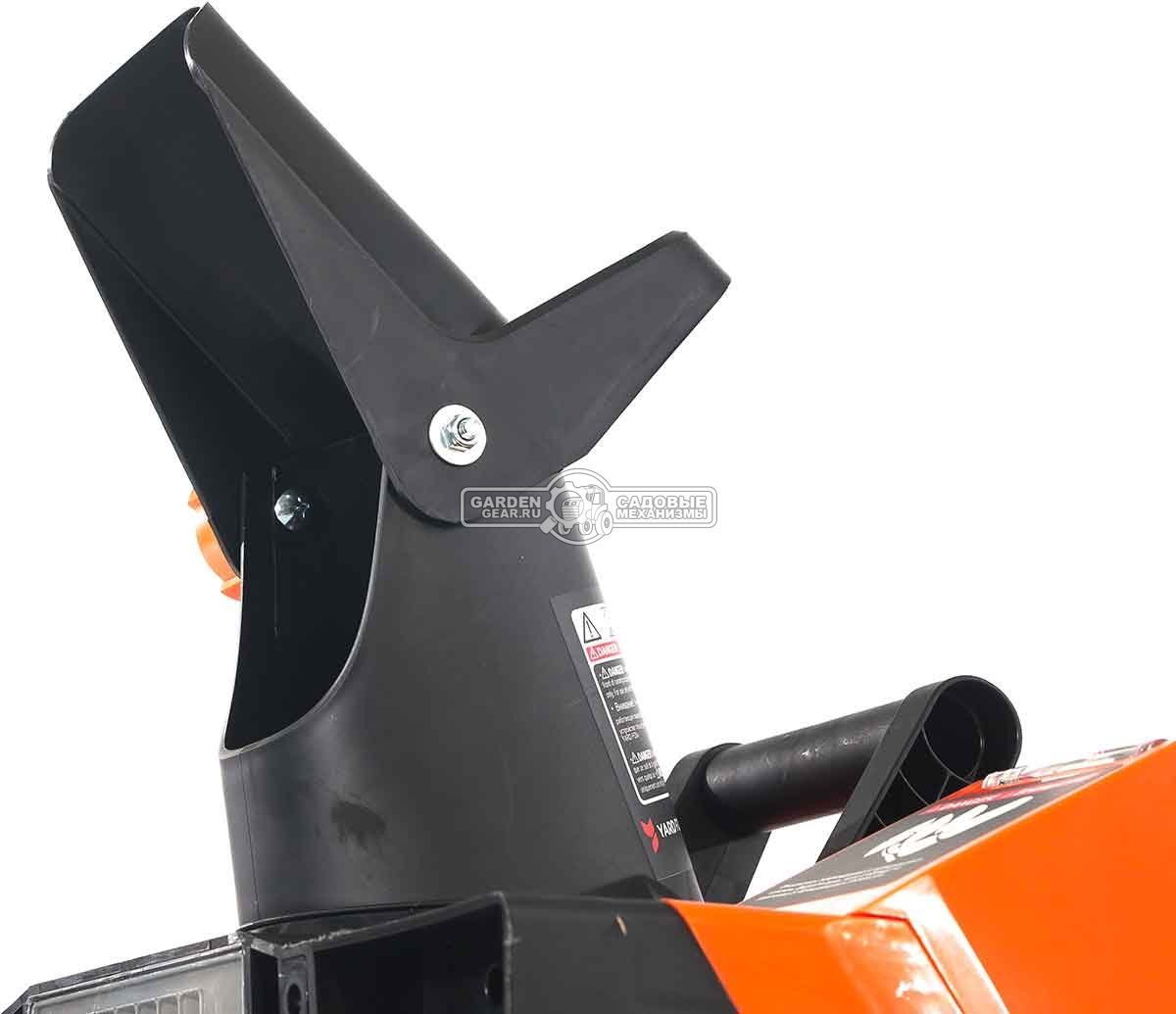 Снегоуборщик аккумуляторный Yard Fox 4625E Basic с 2 АКБ 4 А/ч и ЗУ (PRC, BL 2х20В, ширина 46 см, фара, 2 порта для АКБ, 20 кг)