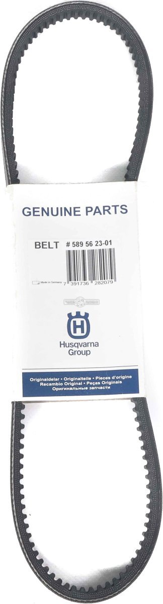 Ремень Husqvarna XPA 879+-3 для райдера RC 318T от шкива двигателя к шкиву передачи