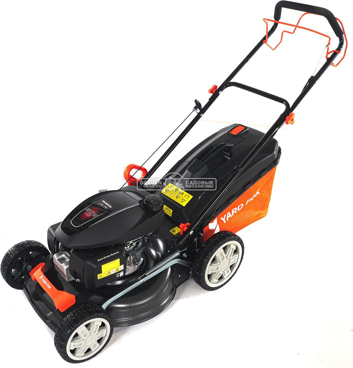 Газонокосилка бензиновая Yard Fox 46SH (PRC, 46 см, Honda GCV145, 145 см3, сталь, 3 в 1, 60 л, 27.9 кг)