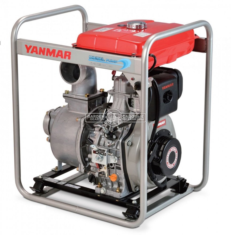 Мотопомпа дизельная Yanmar YDP40N для чистой воды (JPN, Yanmar, 6.7 л.с., 1300 л/мин, 4&quot;, 27 м, 59 кг)