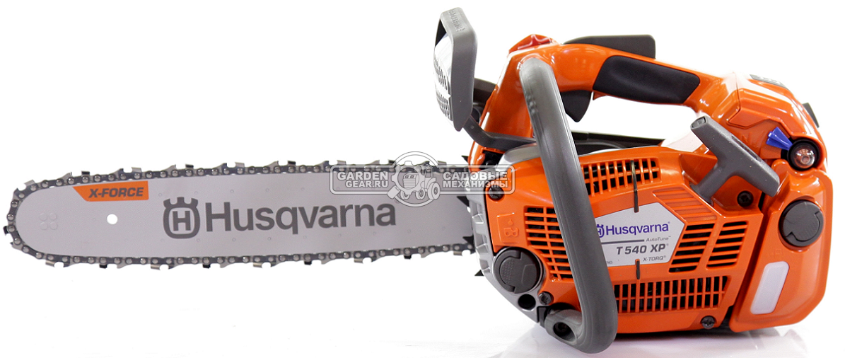 Бензопила сучкорез одноручная Husqvarna T540XP II 14" (SWE, 37,7 куб.см., 1,8 кВт/2,5 л.с., X-Torq, AutoTune II, 3,9 кг.)