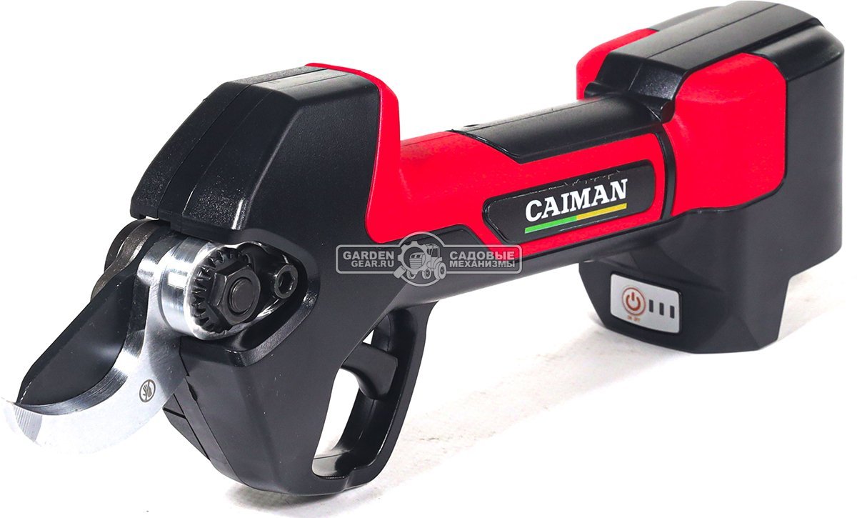 Секатор аккумуляторный Caiman CN-10003 с 2 АКБ и ЗУ (PRC, 14.4В, 2.5 А/ч, диаметр реза 30 мм, бесщеточный двигатель, 0,88 кг.) 