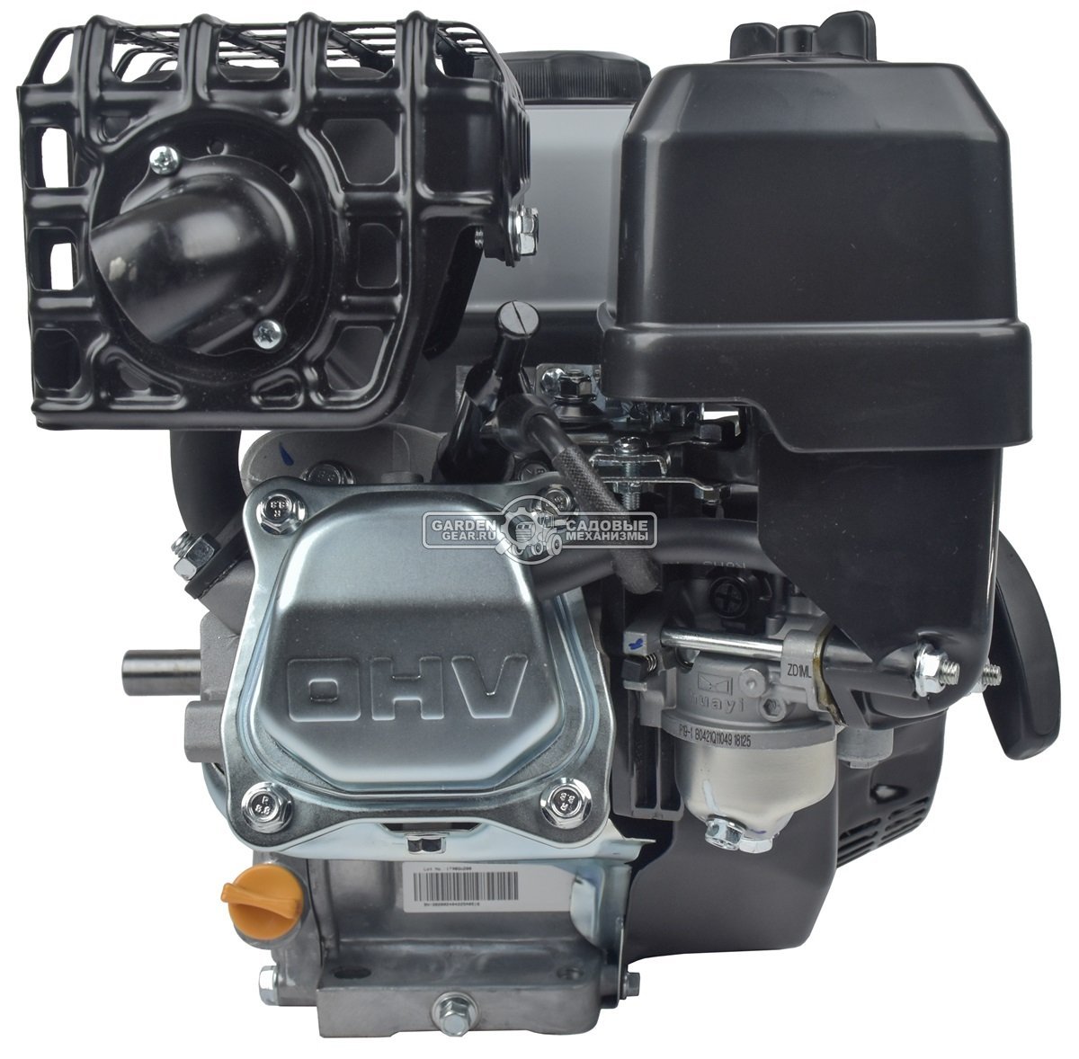 Бензиновый двигатель EVOline GB 200 Q (6,5 л.с., 196 куб.см., D=19,05 мм, L=62 мм, стандартное, 15,5 кг.)