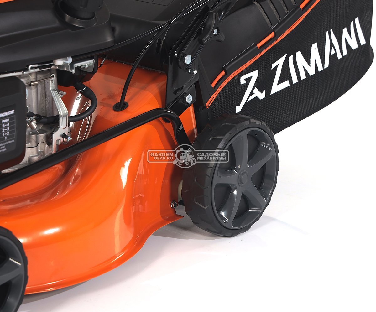 Газонокосилка бензиновая ZimAni LC142B (PRC, 42 см, 145 см3, Quattro Blade, 45 л, 23 кг)