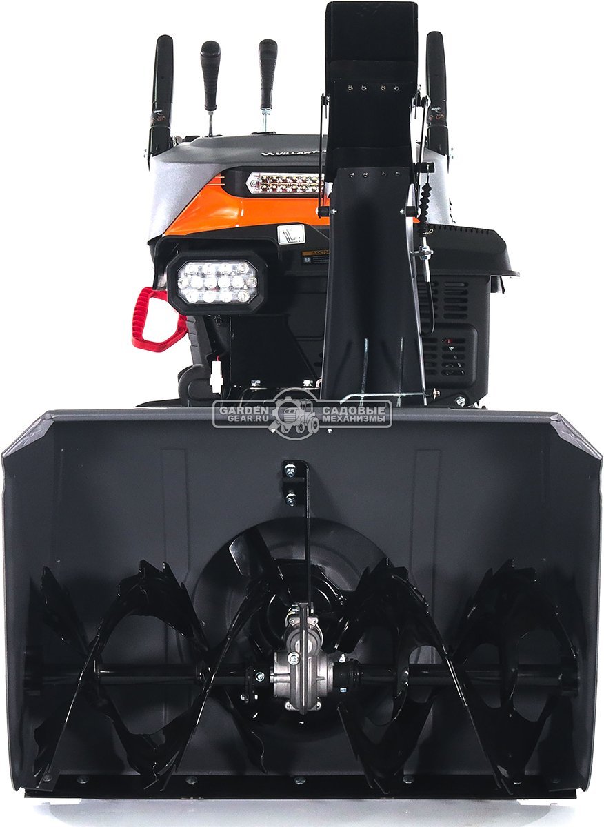 Снегоуборщик Villartec WB1576ET Hydro гусеничный (PRC, 76 см, Loncin 420 см3, эл/стартер от АКБ 12В, дифференциал, фара, 141 кг)