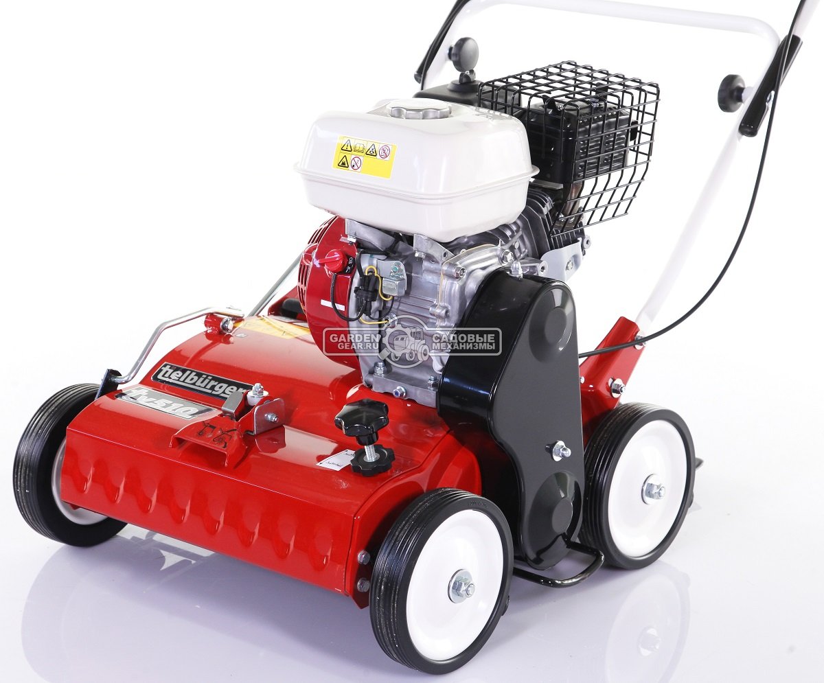 Вертикуттер - аэратор бензиновый Tielbuerger TV510 Honda GX160 (GER, 160 куб.см, ножи, 45 см, сталь,  53 кг)