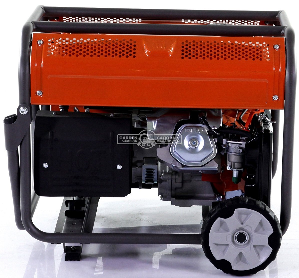 Бензиновый генератор Husqvarna G5500P (PRC, Husqvarna, 389 см3, 5.0/5.5 кВт, эл/стартер, колеса, 27 л, 88 кг)