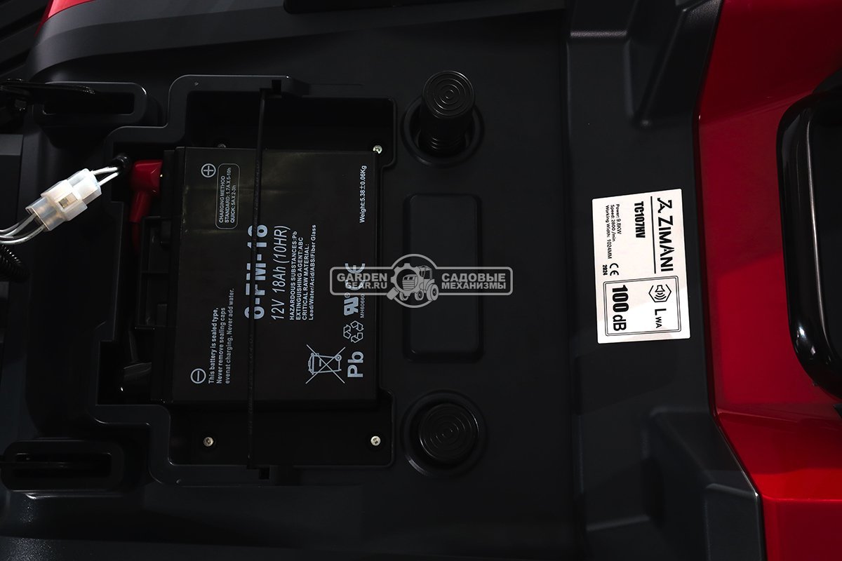 Садовый трактор ZimAni TC107HV (PRC, Loncin 586 куб.см., гидростатика, травосборник 320 л, ширина кошения 107 см, LED панель, 195 кг)