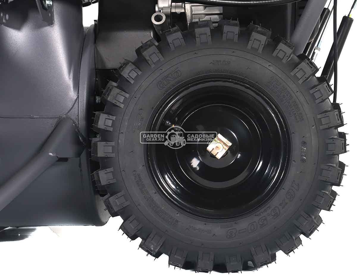 Снегоуборщик Villartec WB1510E (PRC, 107 см, Loncin 420 см3, эл/стартер 220В, фара, подогр. рукояток, разблокир. колес, скорости 6/2, 135 кг)