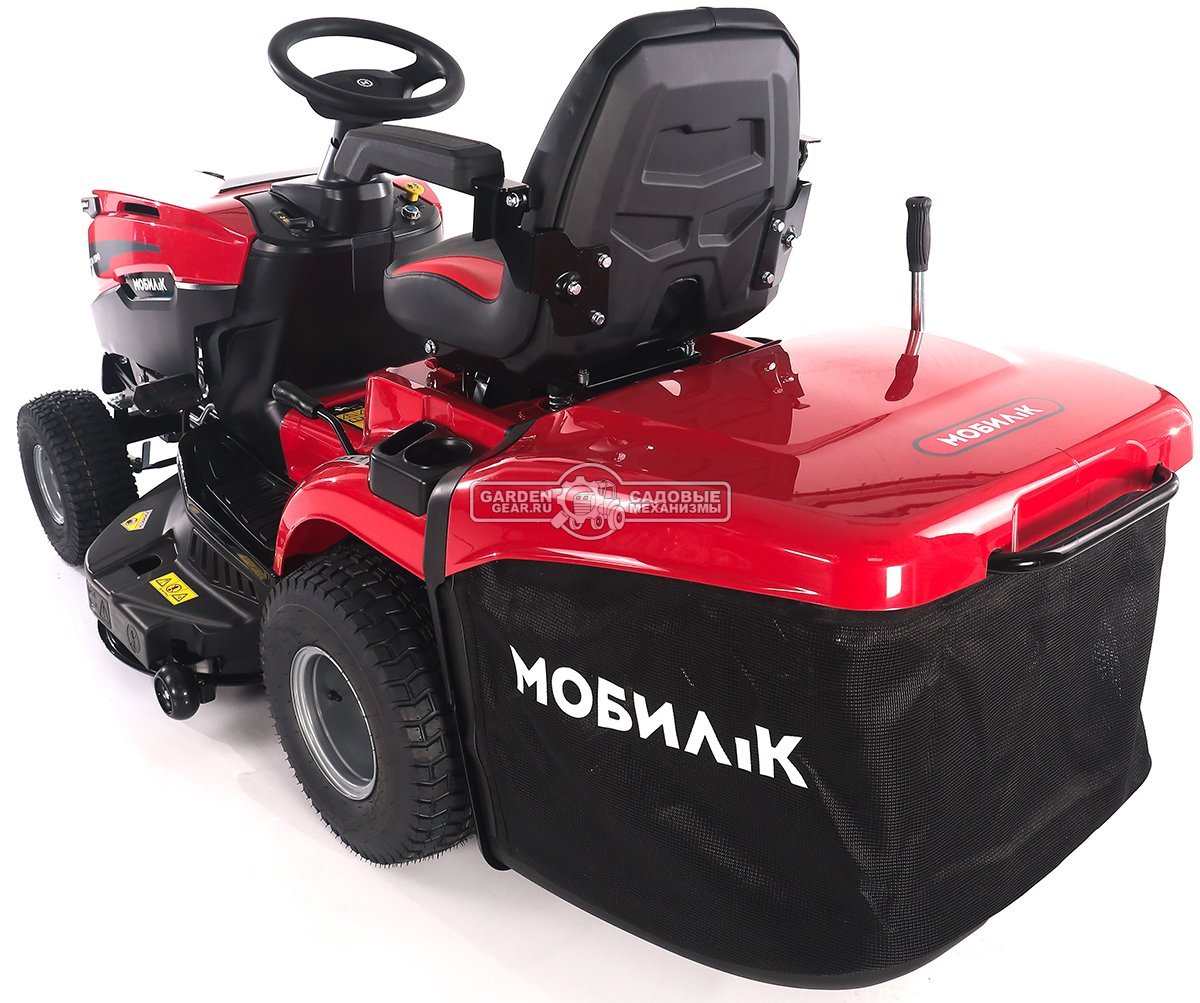 Садовый трактор Мобил К XP104 Про (PRC, Мобил К, 452 куб.см., механика 5+1, травосборник 245 л, мульчирование, ширина кошения 104 см, 193 кг)