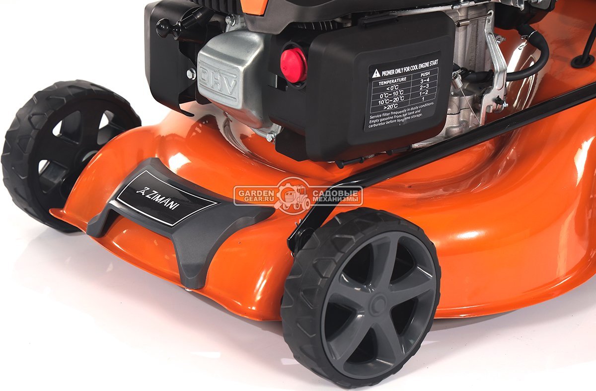 Газонокосилка бензиновая ZimAni LC142B (PRC, 42 см, 145 см3, Quattro Blade, 45 л, 23 кг)