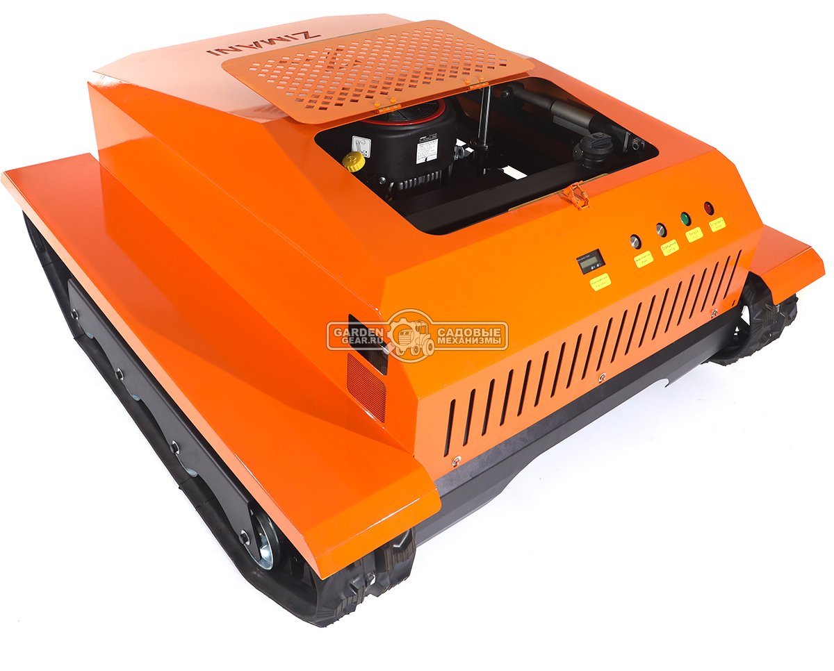 Робот газонокосилка для высокой травы и кошения склонов ZimAni RLM100 с дистанционным управлением (PRC, 90 см, Loncin 764 см3, 334 кг)