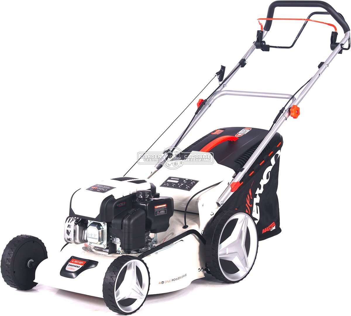 Газонокосилка бензиновая Daewoo L 50SP (PRC, 48 см, Daewoo, 150 см3, Turbo X Blade, сталь, 65 л, 4 в 1, 30 кг)