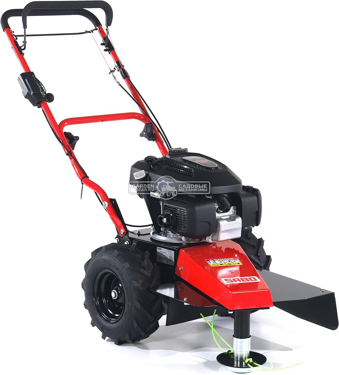 Профессиональный колесный триммер SABO 60-PRO T DRIVE самоходный (GER, 60 см, Honda GCV 200, 200 куб.см., 49,5 кг.)