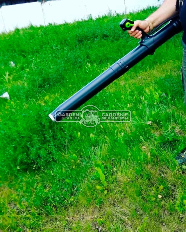 Воздуходувка аккумуляторная ранцевая GreenWorks GD60BPB без АКБ и ЗУ (PRC, BL 60В, 225 км/ч, 15 м3/мин, 3.8 кг)