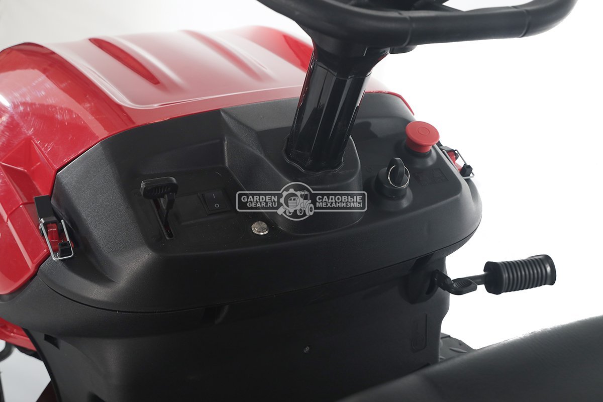 Садовый трактор Evoline TRG 107 H (PRC, Loncin, 546 куб.см., механика 5+1, ширина кошения 107 см., боковой выброс, 178 кг.)