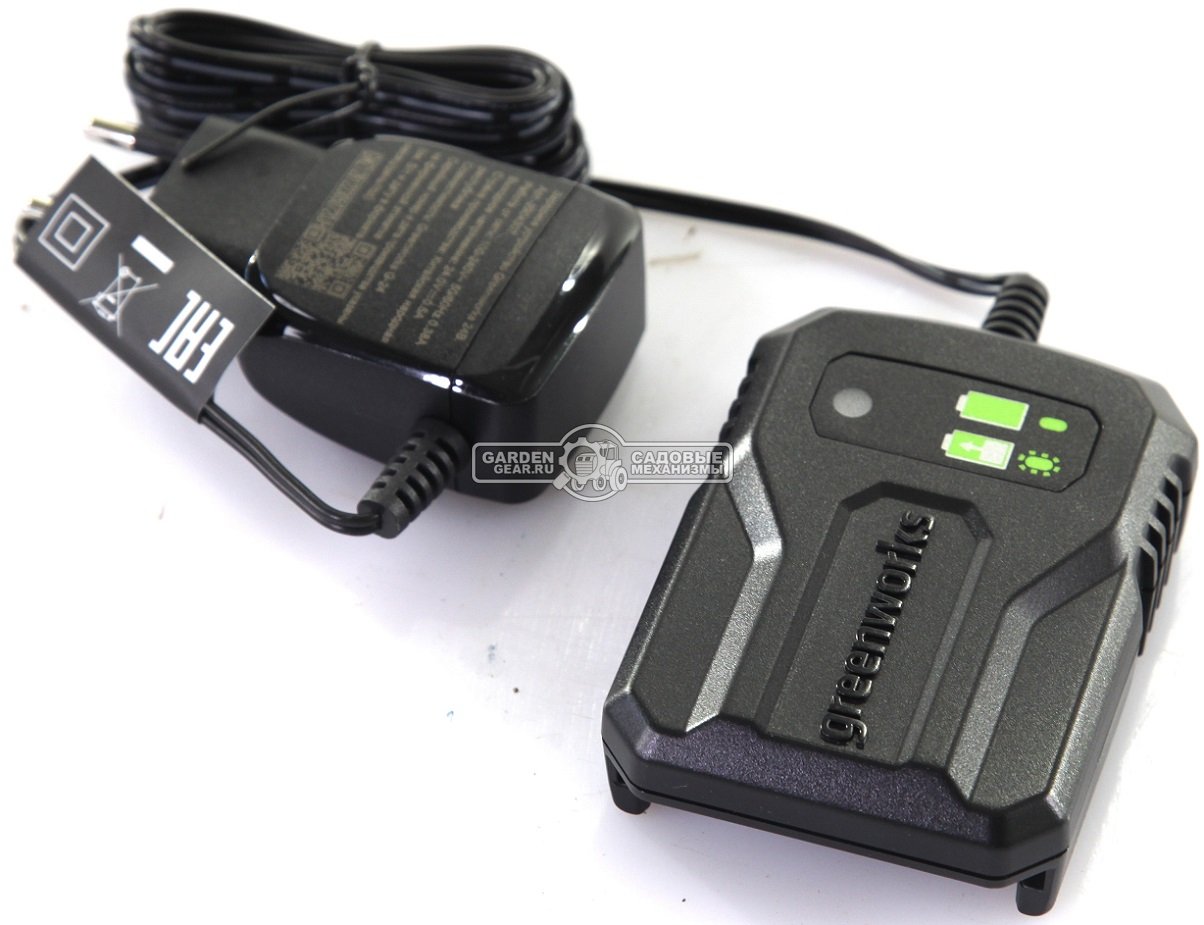 Зарядное устройство GreenWorks G24 для аккумуляторов 24В (0,5 А, снят с производства)