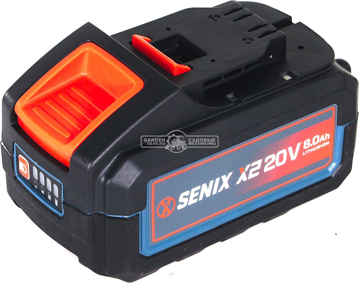Аккумулятор Senix B80X2 (PRC, Li-ion, 20В, 8.0 А/ч)