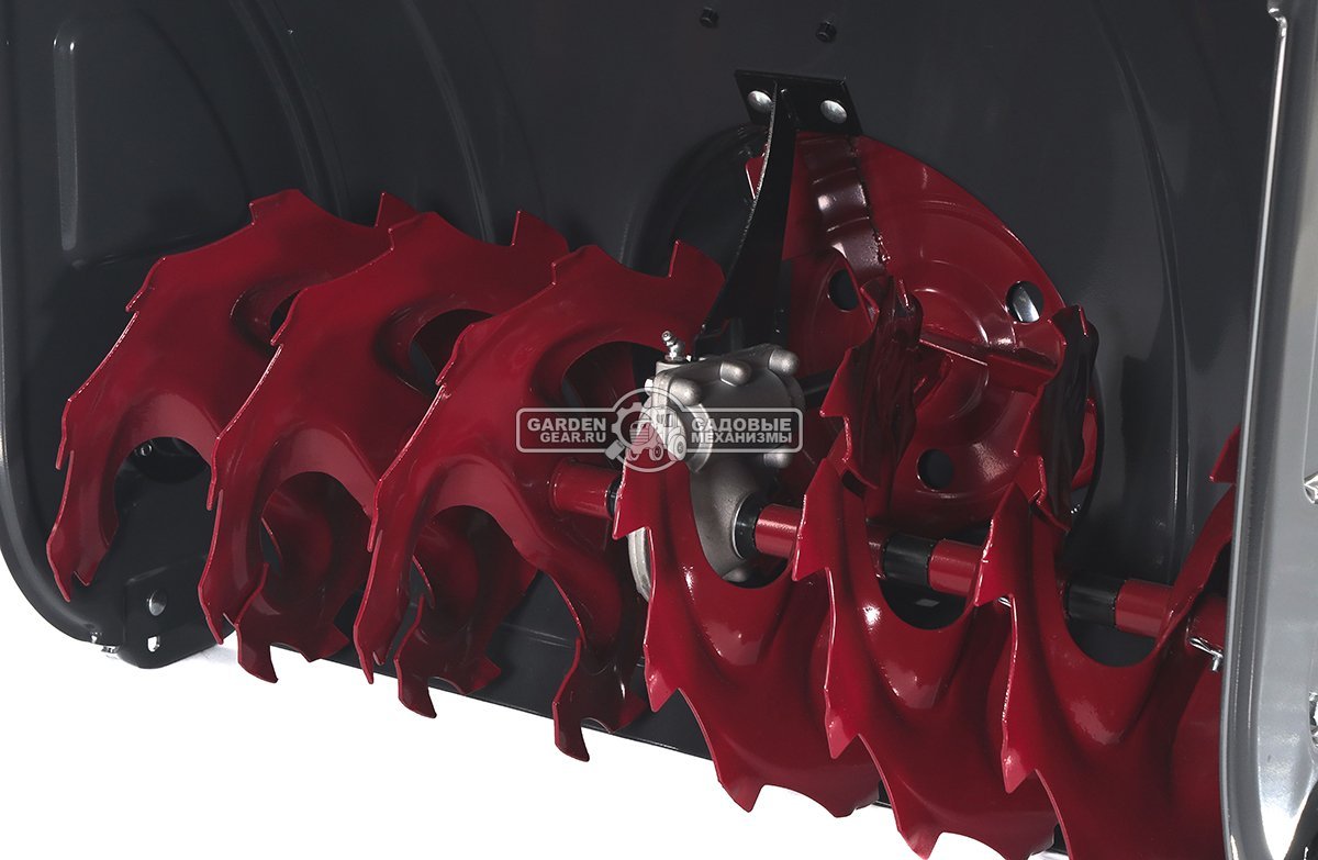 Снегоуборщик Evoline SBG 760 TLE гусеничный (PRC, 76 см, Loncin, 420 см3, эл/стартер 220В, фара, разблокировка гусениц, подогрев рукояток, 130 кг)